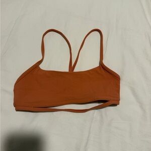 Women’s Rust Orange Strappy Bra LULULEMON